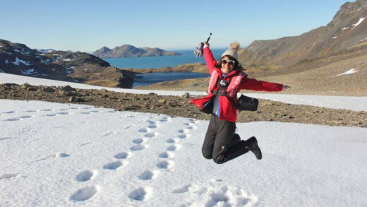 Songqiao Yao ’11 in Antarctica