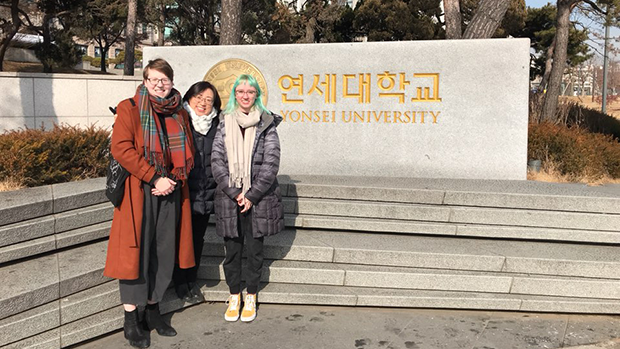 South Korea Reflections at Yonsei University