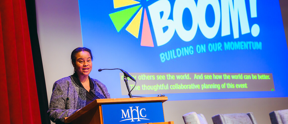 President Danielle R. Holley at the 2025 BOOM! Community Day