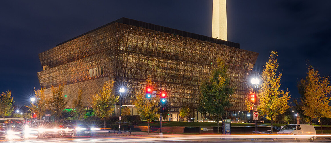 The National Museum of African American History and Culture (credit: Wikimedia Commons)