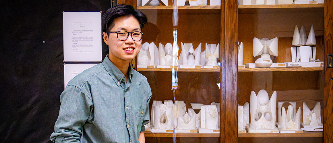 Hanh M. Pham ’26, a senior at Mount Holyoke College, reports on nineteenth-century mathematical models now on display on campus.