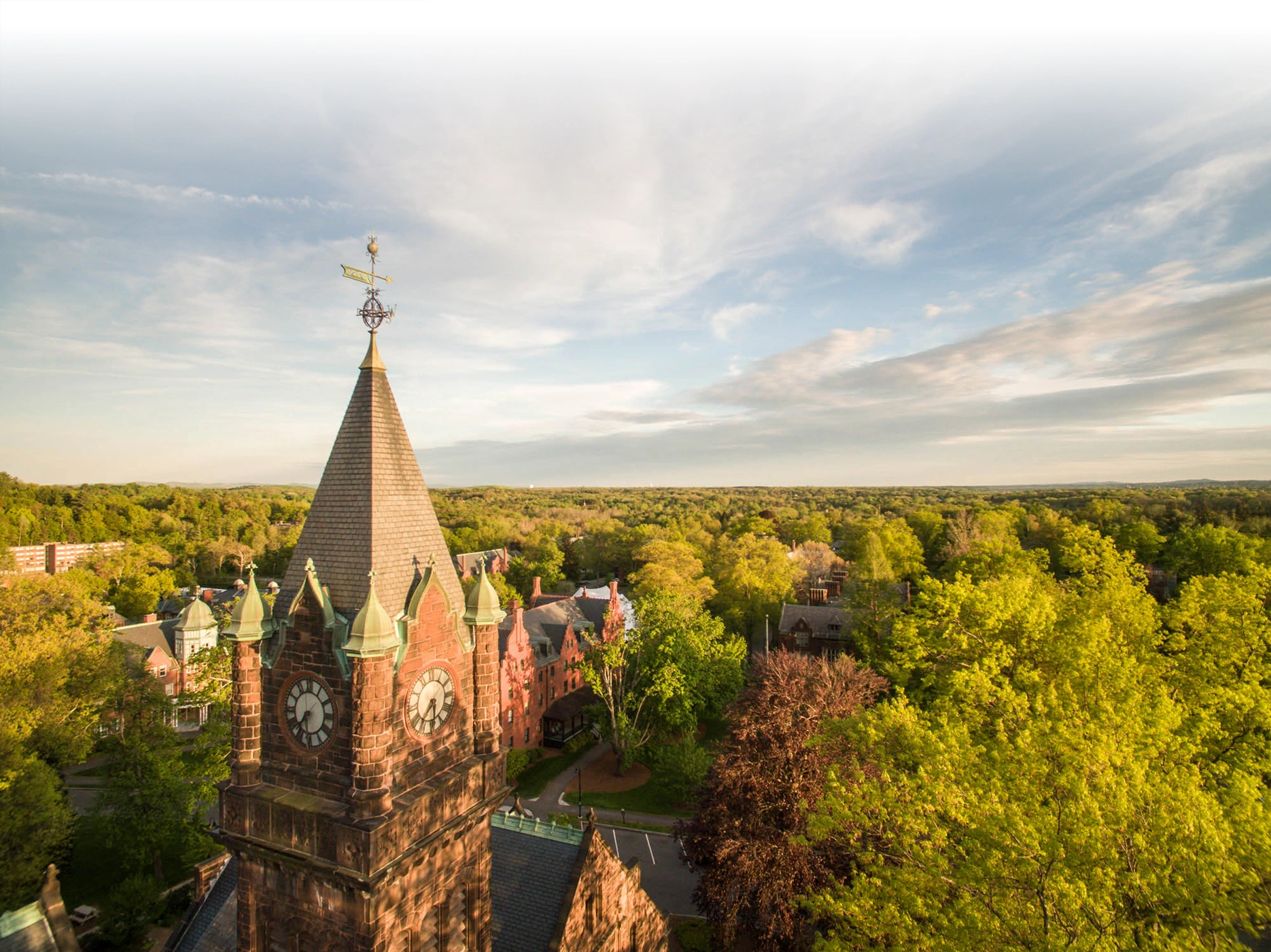 Campus Clock Tower of Mount Holyoke